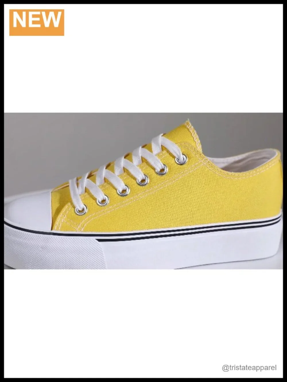 Women's Platform Sneakers Canvas Lace-Up Breathable Casual Shoes